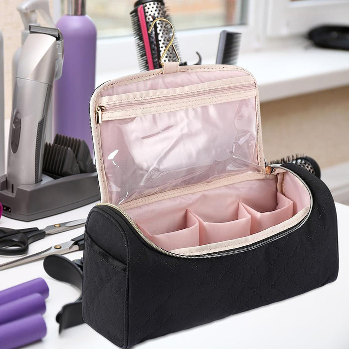 Storage Bag for Hair Curler Hair Curler Storage Bag for Indoor Hotel Outdoor Black