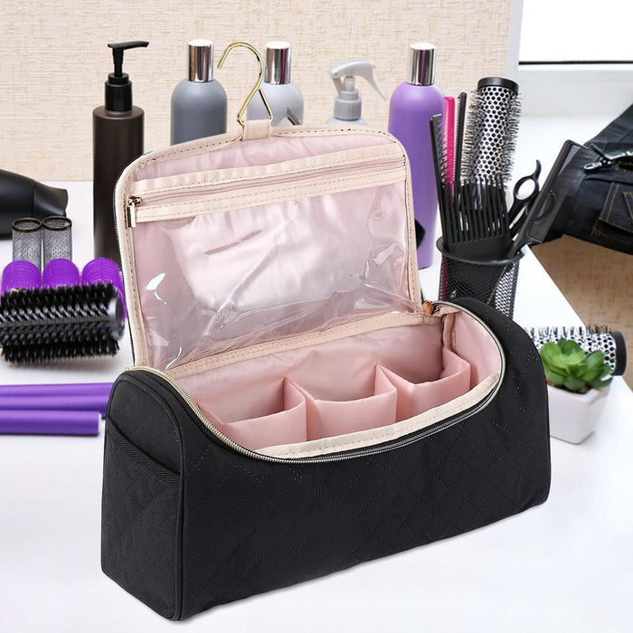 Storage Bag for Hair Curler Hair Curler Storage Bag for Indoor Hotel Outdoor Black