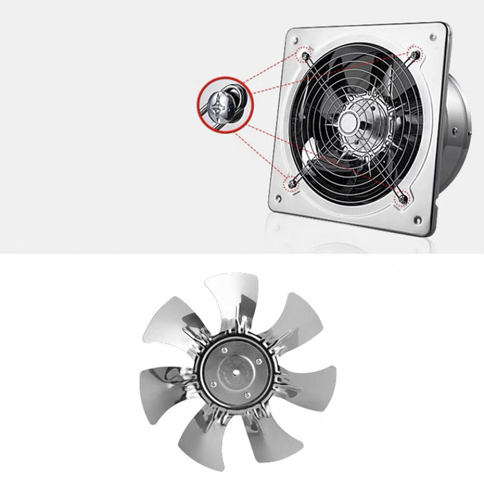 Ventilation Extractor 40W Extractor Ventilation Fan for Window Attic Office