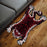 Tiger Rug Cartoon Absorbent Bath Mat for Bedroom Floor Home Decor Red