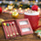 Xmas Spoons Flatware Tea Spoons Kitchen Tableware for Iced Tea Sundae Drinks Red Box with Forks