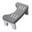 Toilet Stool Anti Slip Squatting Potty Foot Stool Portable Toilet Step Stool Gray