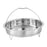 Stainless Steel Steamer Basket Raised Stand Durable Practical Steamer Insert 20cm