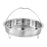 Stainless Steel Steamer Basket Raised Stand Durable Practical Steamer Insert 20cm