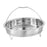 Stainless Steel Steamer Basket Raised Stand Durable Practical Steamer Insert 20cm