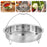 Stainless Steel Steamer Basket Raised Stand Durable Practical Steamer Insert 20cm