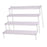 Crofta Wooden Display Riser Stand Counter Shelf for Dolls Collection Makeup Perfume 4 Layers 30CM