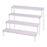 Crofta Wooden Display Riser Stand Counter Shelf for Dolls Collection Makeup Perfume 4 Layers 30CM