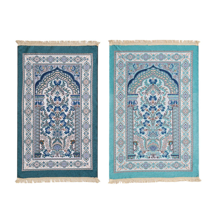 Worship Carpet Carpet Accessories Arabic Kneeling Pad for Temple Room Adults blue