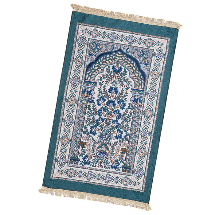 Worship Carpet Carpet Accessories Arabic Kneeling Pad for Temple Room Adults blue