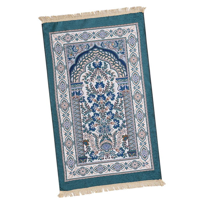 Worship Carpet Carpet Accessories Arabic Kneeling Pad for Temple Room Adults blue