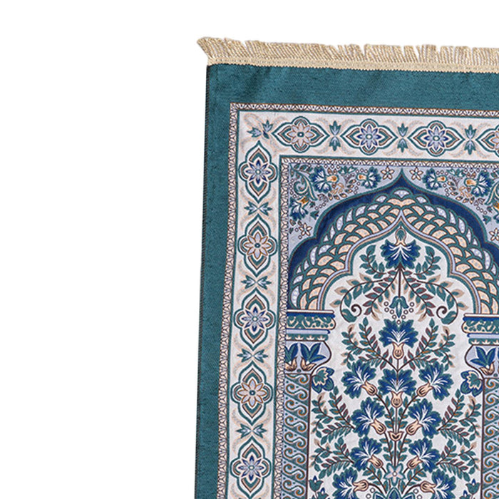 Worship Carpet Carpet Accessories Arabic Kneeling Pad for Temple Room Adults blue