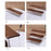 Wood Display Stand Simple Jewelry Organizer Rack for Retail Shops Home 2 Layer 29.5cm