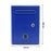 Suggestion Drop Box Waterproof with Slot and Lock Complaint Box Donation Box Blue