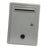 Suggestion Drop Box Waterproof with Slot and Lock Complaint Box Donation Box Gray