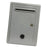 Suggestion Drop Box Waterproof with Slot and Lock Complaint Box Donation Box Gray