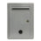 Suggestion Drop Box Waterproof with Slot and Lock Complaint Box Donation Box Gray