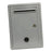 Suggestion Drop Box Waterproof with Slot and Lock Complaint Box Donation Box Gray