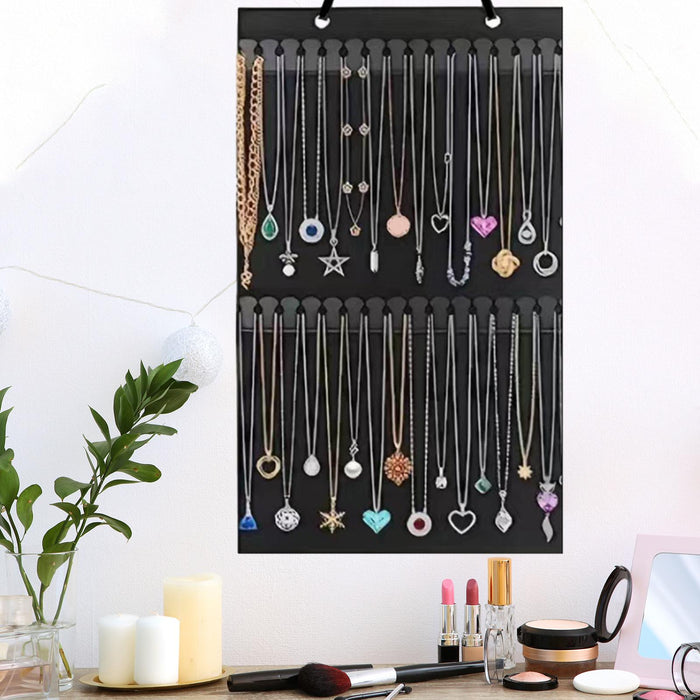 Hanging Jewelry Organizer Bracelet Necklace Hanger for Bedroom Travel Closet No Earrings Hanger