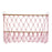 Wall Hanging Net Toy Storage Organizer Durable Handwoven Plush Toy Organizer Pink