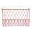 Wall Hanging Net Toy Storage Organizer Durable Handwoven Plush Toy Organizer Pink