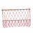 Wall Hanging Net Toy Storage Organizer Durable Handwoven Plush Toy Organizer Pink