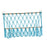 Wall Hanging Net Toy Storage Organizer Durable Handwoven Plush Toy Organizer Blue