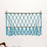 Wall Hanging Net Toy Storage Organizer Durable Handwoven Plush Toy Organizer Blue