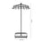 Rotating Jewelry Holder Iron Jewelry Display Rack for Necklace Ring Bracelet Black