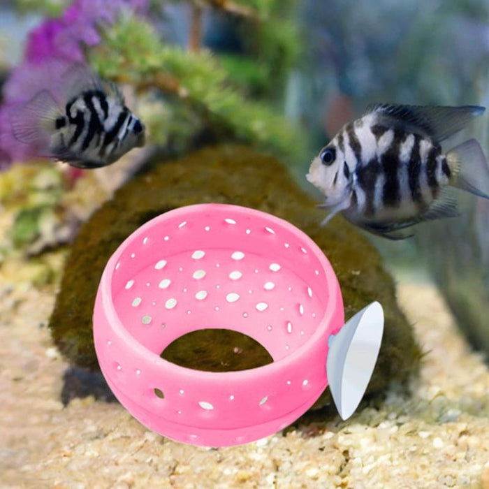 Aquarium Tank Cave Rest Play Hole House Shelter for Reptile Underwater Betta Pink