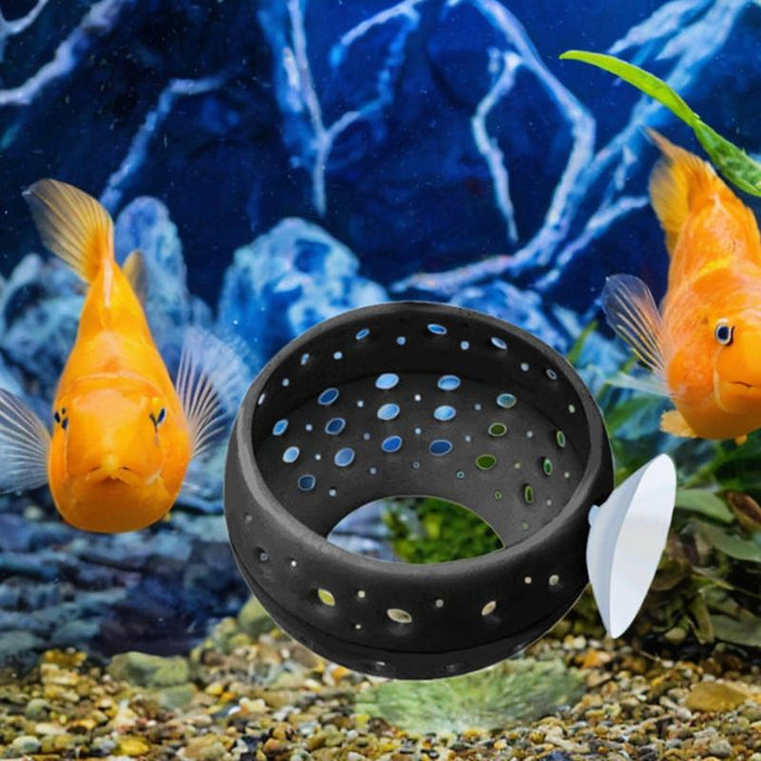 Aquarium Tank Cave Rest Play Hole House Shelter for Reptile Underwater Betta Black