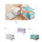 Storage Bin with Wheels and Pull Handle Folding Lidded Car Trunk Storage Box Clear