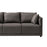 3 Seater Couch Modern 74 inch Leisure Sofa for Indoor Living Room Guest Room Grey