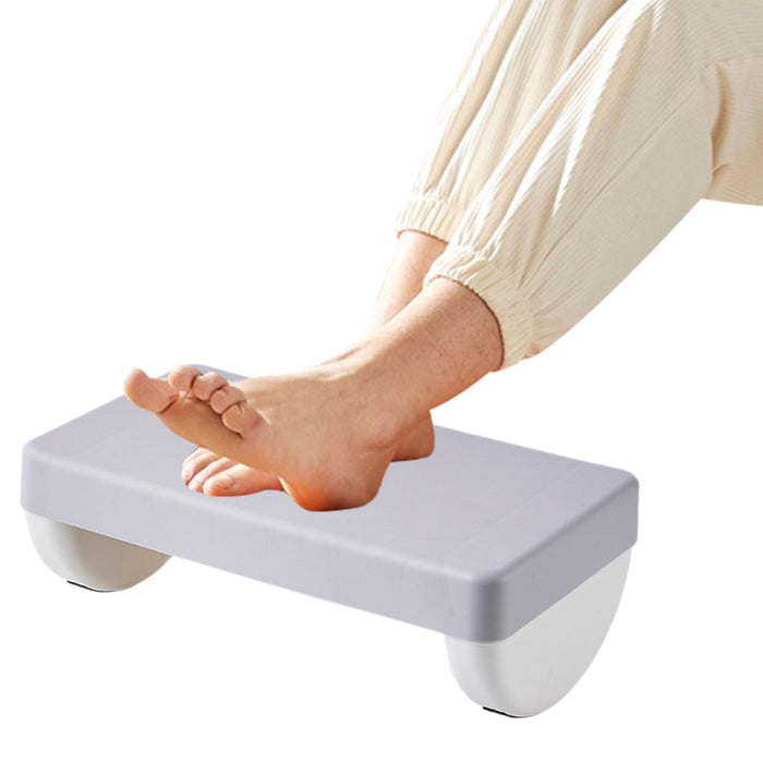 Under Desk Footrest Adults Modern Desk Leg Rest for Computer Desk Car Office Light Gray