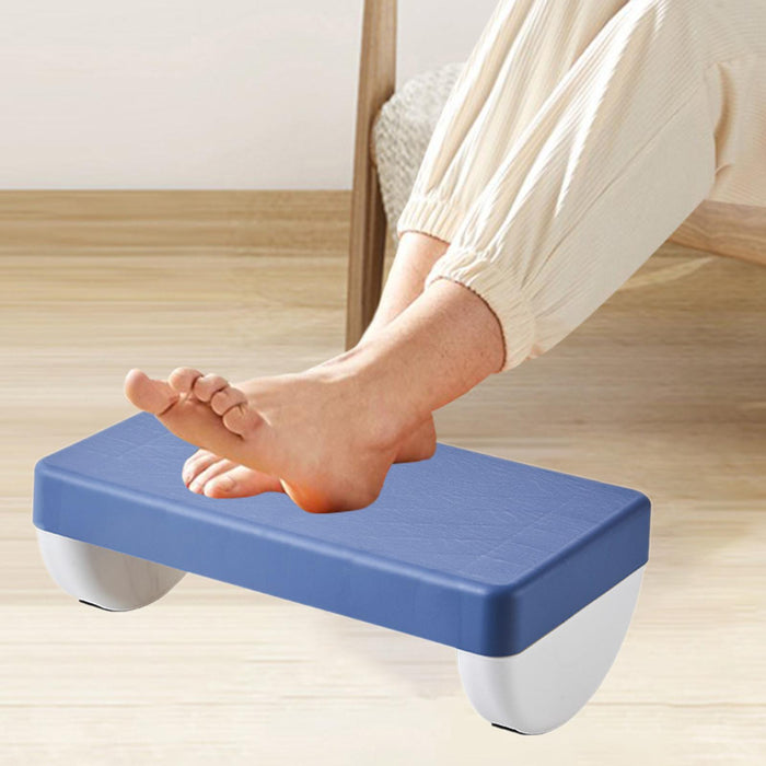 Under Desk Footrest Adults Modern Desk Leg Rest for Computer Desk Car Office Blue