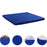 Square Table Cover Stretchable Elastic Tablecloth for Dinner Party End Table Blue