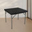 Square Table Cover Stretchable Elastic Tablecloth for Dinner Party End Table Black