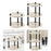 Bathroom Counter Organizer Desktop Storage Rack for Counter Kitchen Bathroom 2 Layer