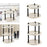 Bathroom Counter Organizer Desktop Storage Rack for Counter Kitchen Bathroom 2 Layer