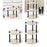 Bathroom Counter Organizer Desktop Storage Rack for Counter Kitchen Bathroom 2 Layer