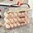 Auto Rolling Egg Dispenser Egg Rack Clear for Cupboard Restaurant Countertop