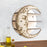 Wooden Moon Shelf Multipurpose Hanging Shelf for Rock Collection Small Plant Light