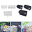 Aquarium Hang on Filter Box Drip Flow Box Waterfall Fish Tank Top Filter Box Clear 18x10.5x10cm