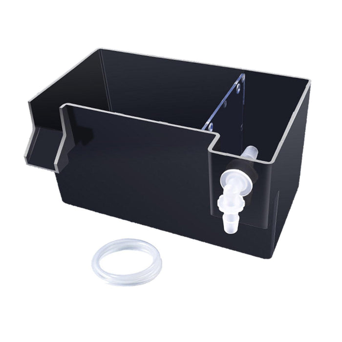 Aquarium Hang on Filter Box Drip Flow Box Waterfall Fish Tank Top Filter Box Black 18x10.5x10cm