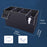 Aquarium Hang on Filter Box Drip Flow Box Waterfall Fish Tank Top Filter Box Black 26x13.5x15cm