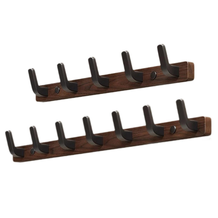 Wall Mounted Coat Rack Simple Wall Hooks for Hanging for Towels Jackets Bags 5 Hooks