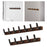 Wall Mounted Coat Rack Simple Wall Hooks for Hanging for Towels Jackets Bags 5 Hooks