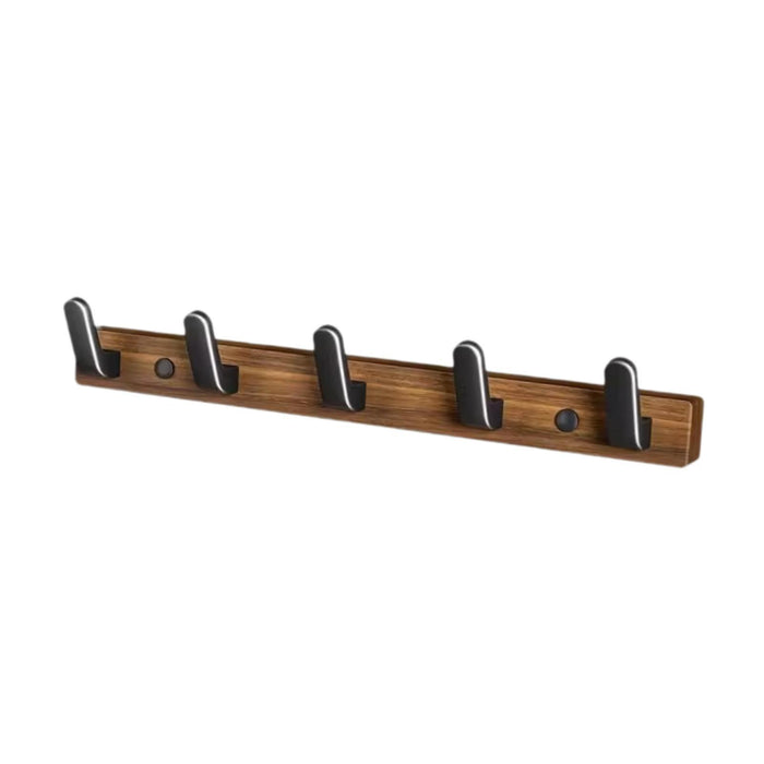 Wall Mounted Coat Rack Simple Wall Hooks for Hanging for Towels Jackets Bags 5 Hooks