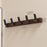 Wall Mounted Coat Rack Simple Wall Hooks for Hanging for Towels Jackets Bags 5 Hooks