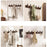 Wall Mounted Coat Rack Simple Wall Hooks for Hanging for Towels Jackets Bags 7 Hooks